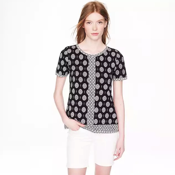 J. Crew Tops - NWOT J. Crew Patterned Blouse M